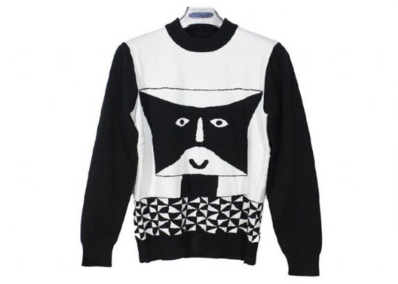 Striped Jumper Modern Mens Knit Sweater Winter Cotton Long Sleeve Anti - Wrinkle - 11999337