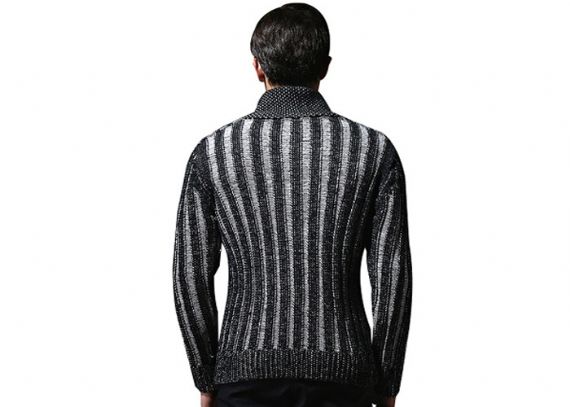 Modern Winter Long Sleeve Sweater , Men's 7 Gauge Zip Cable Knitwear Sweater - 11066612