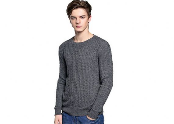 Multi Patterns Pure Cashmere Sweaters Round Neck Long Sleeve Pullover Style - 11272408