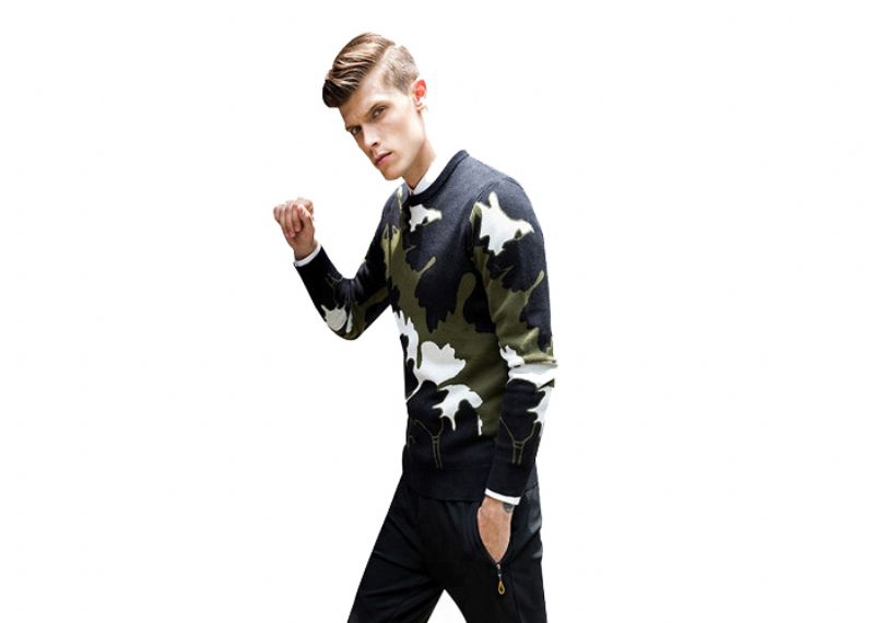 Jacquard Mens Royal British Army Jumper - 11272327