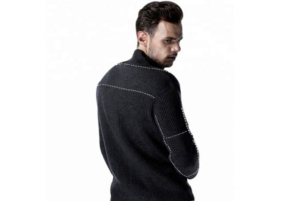 Zip Up High Neck Autumn Winter S - XXXL Plus Size Military Uniform Sweater - 11272343