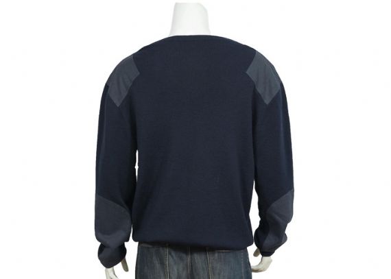 Winter Polyester 7 Gauge Thick Mens Military Style Sweater With Full Sleeve - 12317100