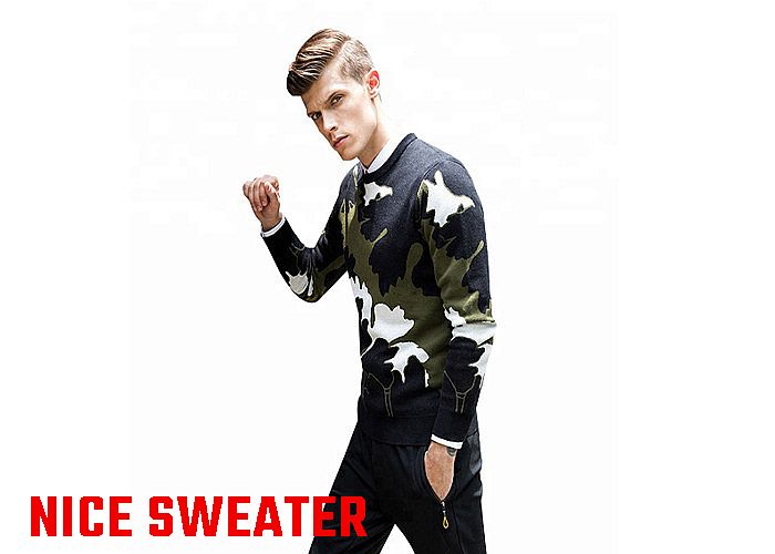 military style sweater mens