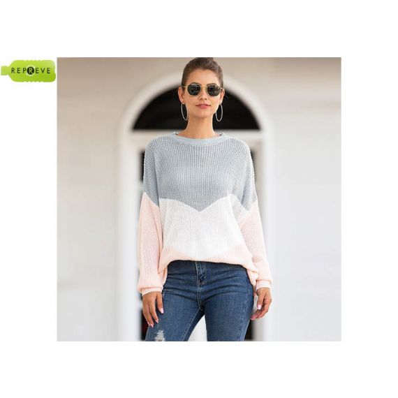 Suéter feminino gola redonda sustentável - 13131356