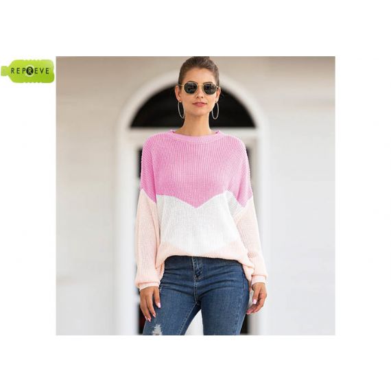 Suéter feminino gola redonda sustentável - 13131356