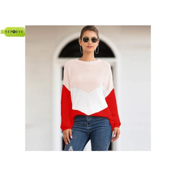 Suéter feminino gola redonda sustentável - 13131356