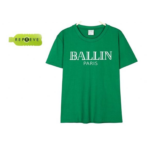 Camiseta feminina reciclada sustentável verde - 13132995