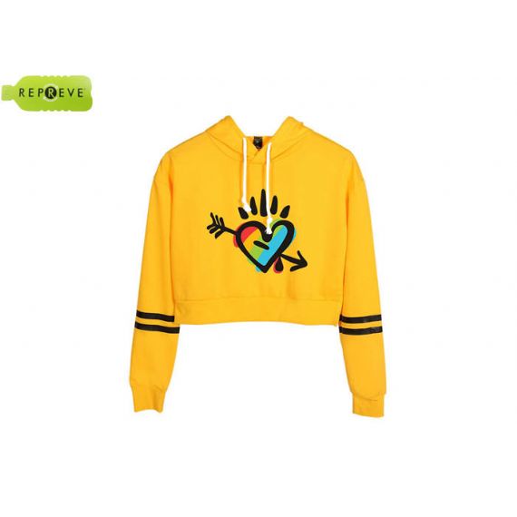 Top cropped de algodão com manga longa e roupas esportivas sustentáveis - 13134735