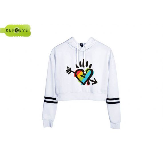 Top cropped de algodão com manga longa e roupas esportivas sustentáveis - 13134735