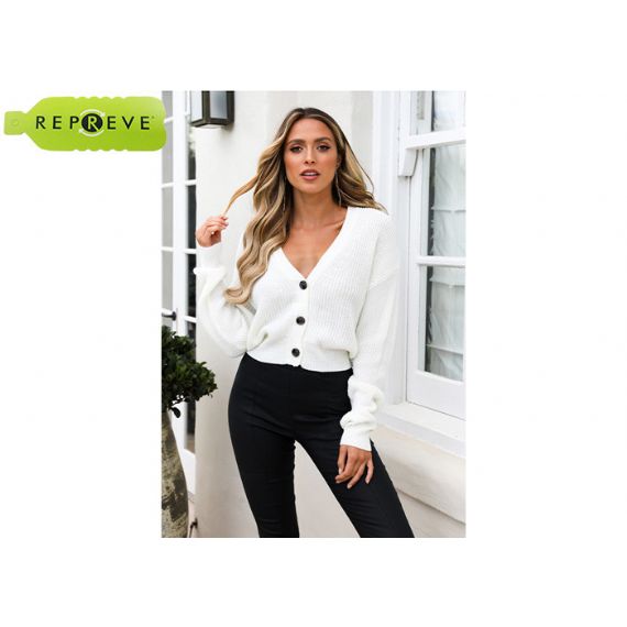 Suéter feminino de inverno tricotado 9GG pulôver sustentável - 13134981