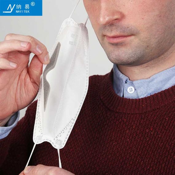 NayiTek Disposable CE 0598 FFP2 KN95 Face Mask - 12767948