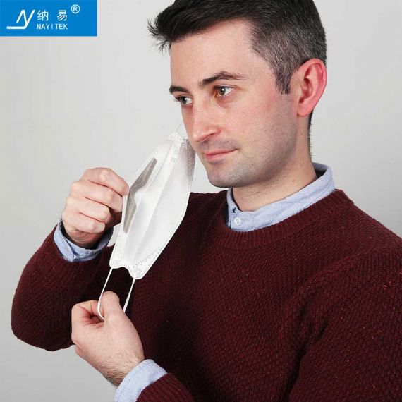 NayiTek Disposable CE 0598 FFP2 KN95 Face Mask - 12767948