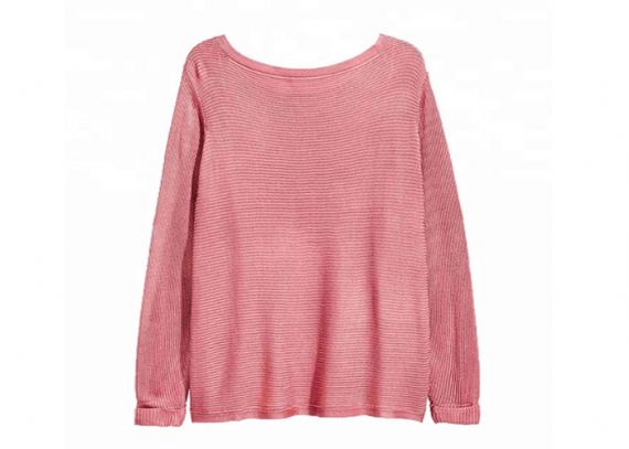 Pink Ladies Plus Size Clothing 6XL Extra Long Sweaters Arc Edge Element - 11272264