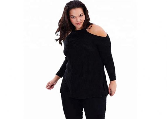 Korean Oversized Pullover Sweater, Chunky Breathable Anti UV Knit Sweater - 11272265