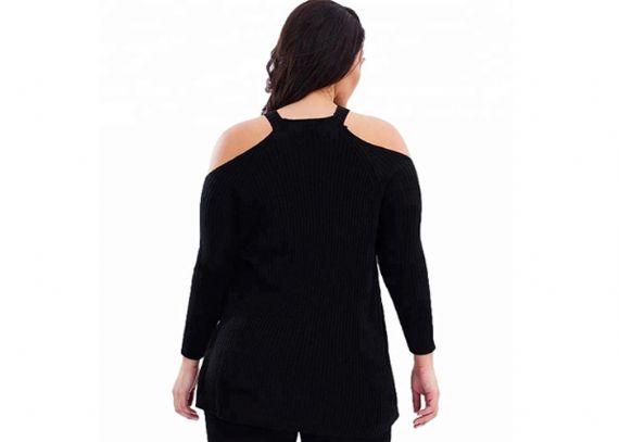 Korean Oversized Pullover Sweater, Chunky Breathable Anti UV Knit Sweater - 11272265