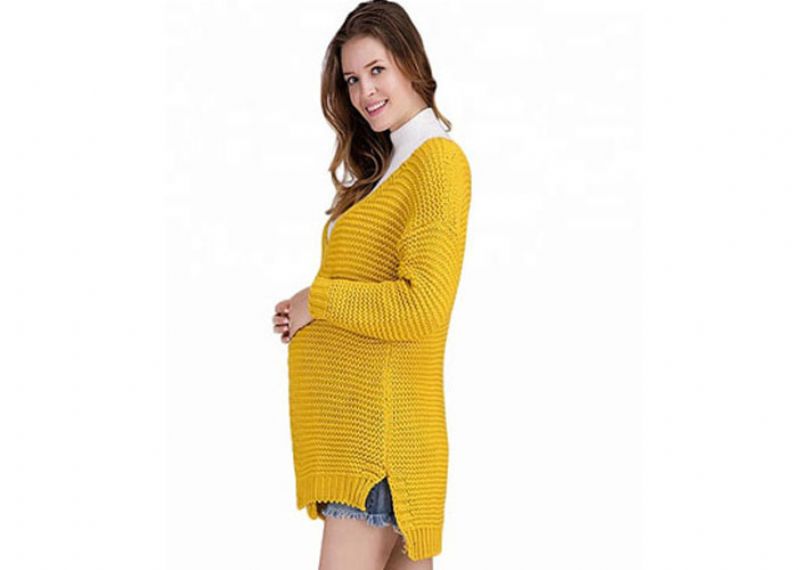 Pure Cotton Maternity Cardigan Sweater - 11272418