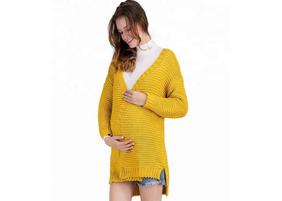 Pure Cotton Maternity Cardigan Sweater - 11272418