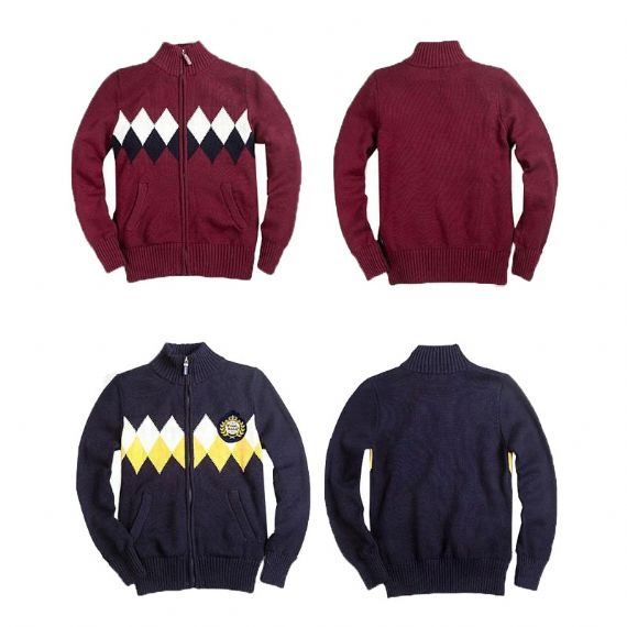 British Style School Uniform Sweaters Anti Static Long Sleeve Type For Children - 11272196