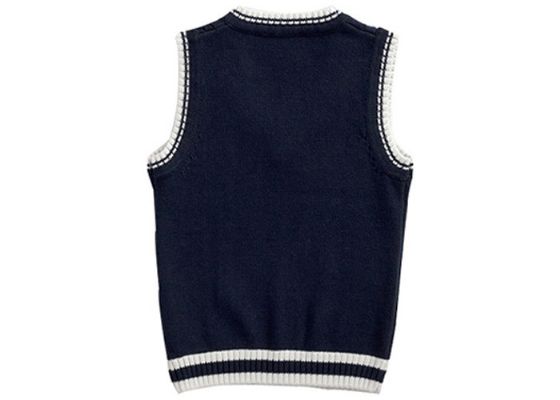 blue uniform sweater