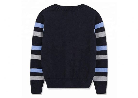 Long Sleeve Knitting School Uniform Sweaters Cotton And Acrylic Material For Boys - 11272224