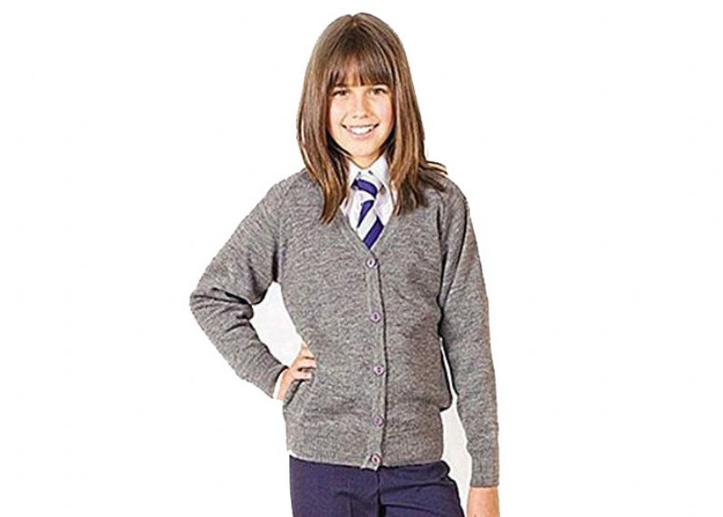 British Button Cardigan School Uniform Sweaters - 11272228