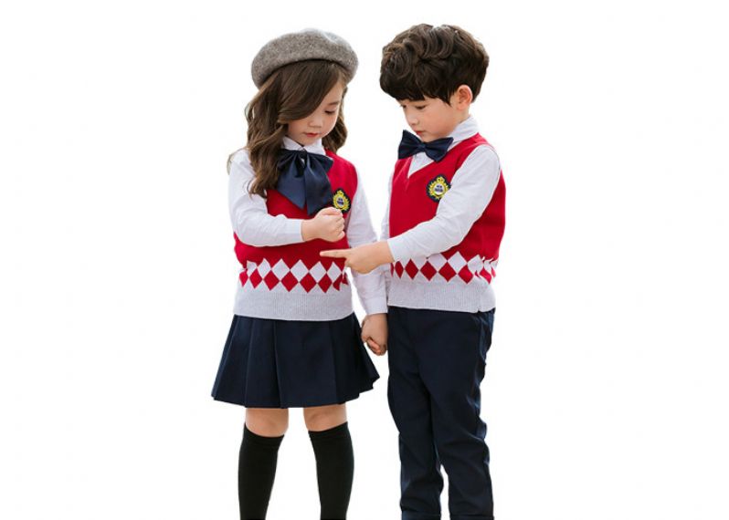 Pure Cotton Kids Eco - Friendly Primary School Uniform Sweaters - 11763289