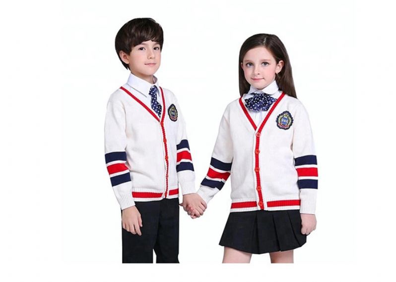 Girls red deals school cardigan