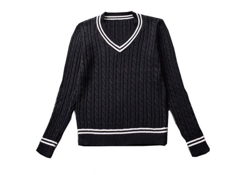 Customize European Style Knitted Kids School Uniform Sweaters For OEM Service - 11772703