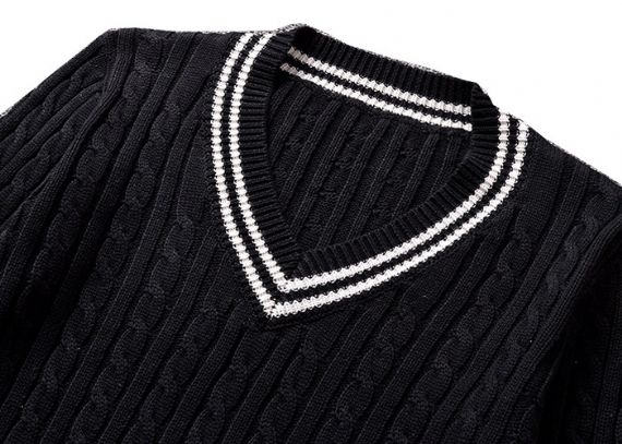 Customize European Style Knitted Kids School Uniform Sweaters For OEM Service - 11772703