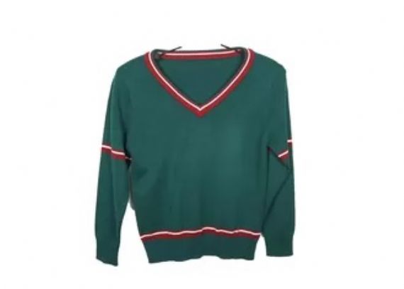 Primary School Uniform Sweaters, School Dress Sweater Green Anti - Shrink - 12324109