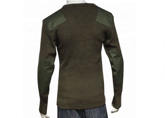 Jersey de uniforme militar jersey de manga larga verde oliva - 11272297