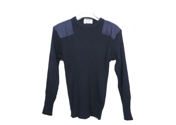 Suéter de policía uniforme de comando azul marino - 12316817