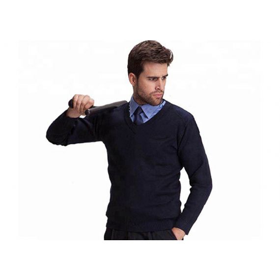 Suéter uniforme militar de segurança azul marinho suéter em material de lã e poliéster - 11272308