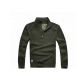 Suéter de tricô de gola alta uniforme militar xadrez padrão anti UV para homens - 11272325