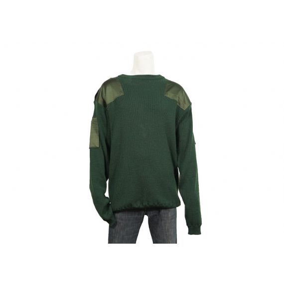 Suéter uniforme militar Oliver Green lã gola redonda - 12316627