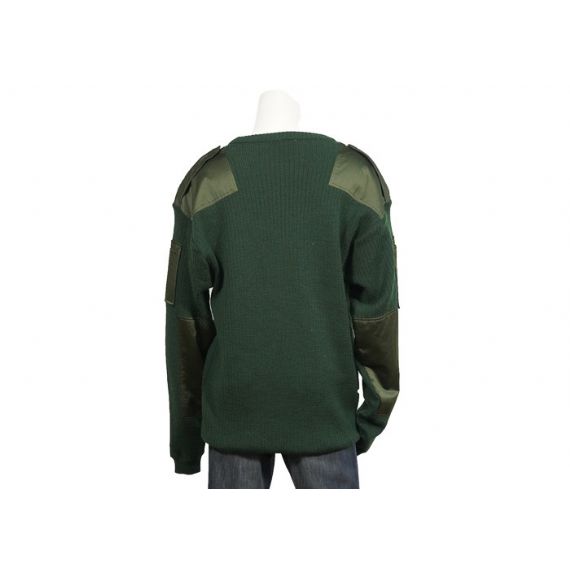 Suéter uniforme militar Oliver Green lã gola redonda - 12316627