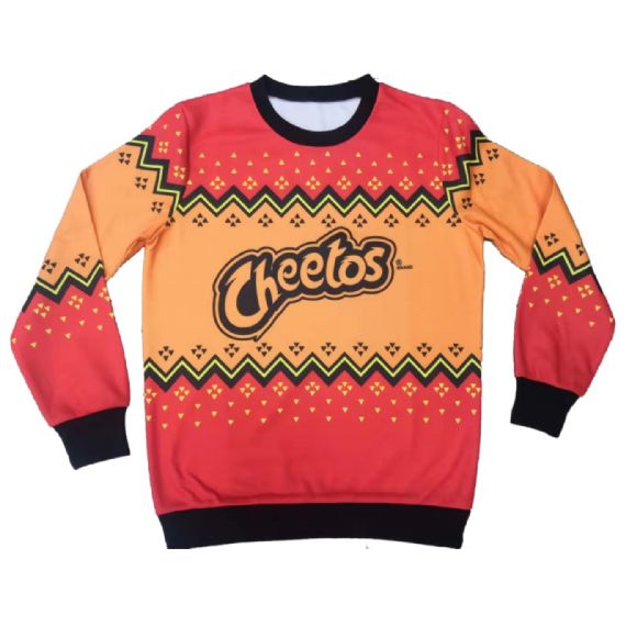 Cheetos sublimação personalizada em suéteres - SPS15