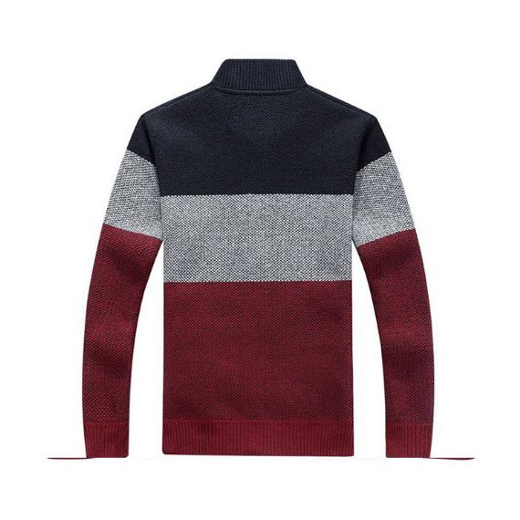 Camisola de malha aconchegante com zíper OEM manga longa com zíper - 13245878