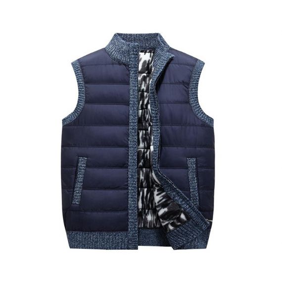 Colete cardigan sem mangas com gola mandarim OEM - 13246299