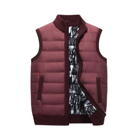 Colete cardigan sem mangas com gola mandarim OEM - 13246299