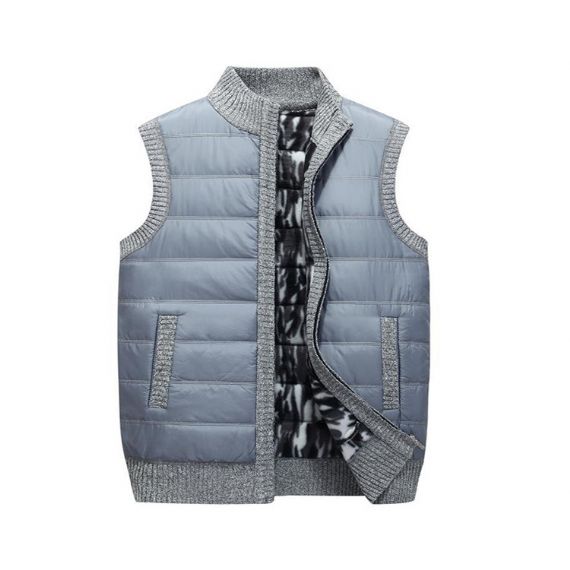 Colete cardigan sem mangas com gola mandarim OEM - 13246299