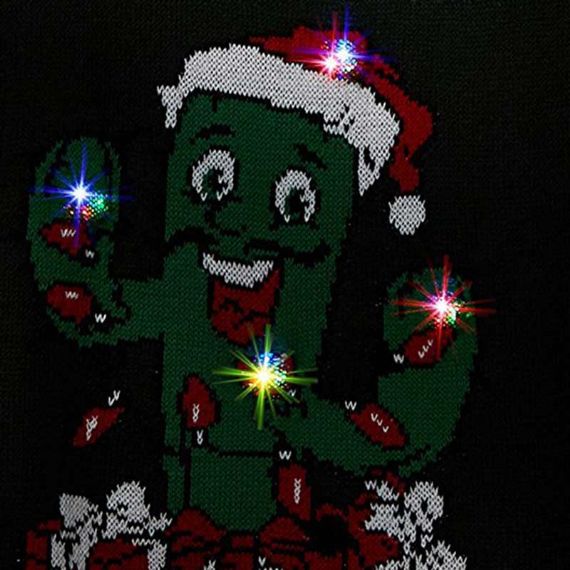 Suéter de Natal Feio de Tricô Infantil Leve - Suéter de Gola Redonda para Cima - 11153758