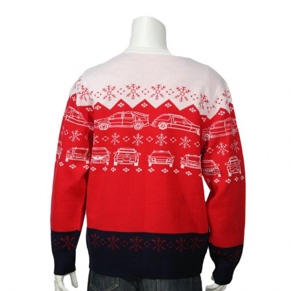 Moletom de Natal Jacquard de tricô personalizado floco de neve acrílico para homens - 11658843
