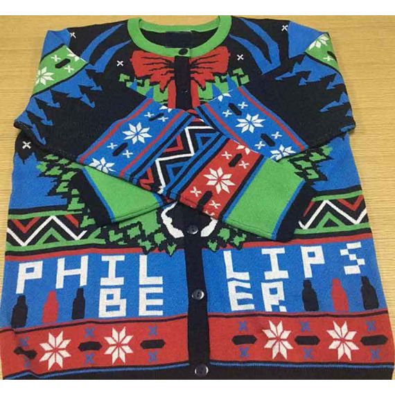 Suéteres de Natal S-6XL 12GG algodão acrílico mistura cerveja - 11667627