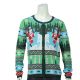 Fábrica de algodão acrílico tricotado boneco de neve montando Xmas Cardigan Masculino - 12126429