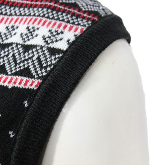 Colete de Natal de malha sem mangas para lareira personalizado novidade - 12128010