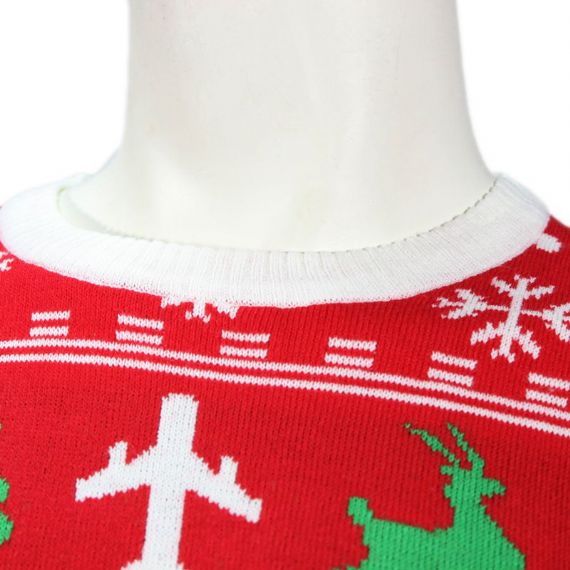 Suéter Feio de Natal Masculino de Tricô Vermelho Taxiway Fabricante - 12131865