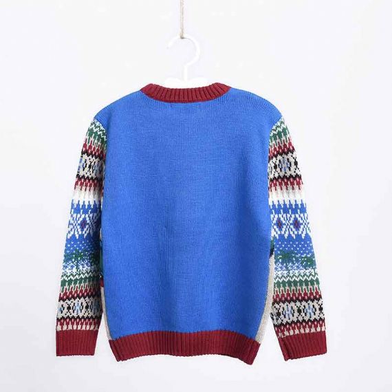 Suéter de Natal feio de férias de Papai Noel na praia para crianças - XK15