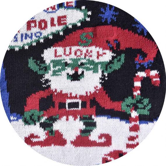 Fornecedor de suéter de natal unissex para crianças do pólo norte - XK16