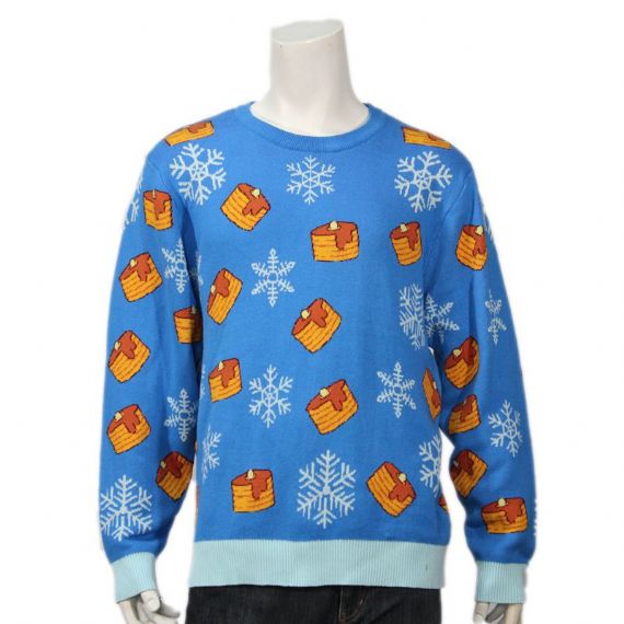 Vela Y Copo De Nieve Grande Para Hombre Divertido Suéter Feo Barato De Navidad - 11655910